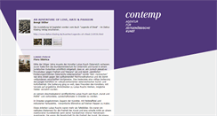 Desktop Screenshot of contemp.at